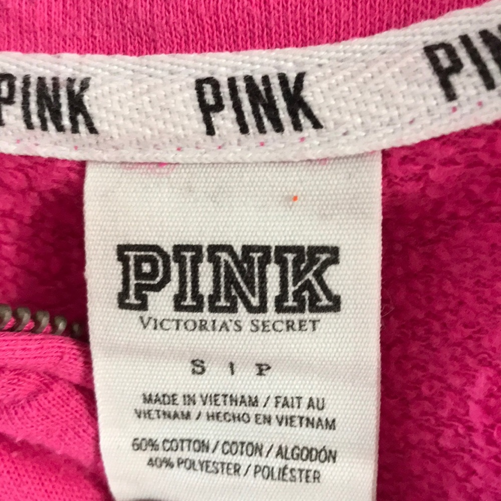 Victoria’s Secret PINK Quarter Zip Sweatshirt - Picture 2 of 3